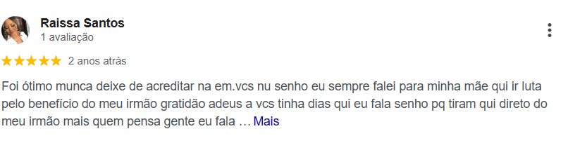 Avaliação Google 2