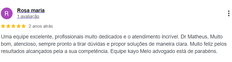 Avaliação Google 3
